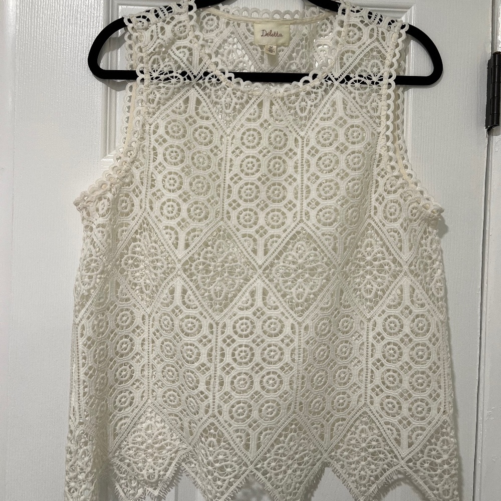 Deletta - Lace pullover Shell